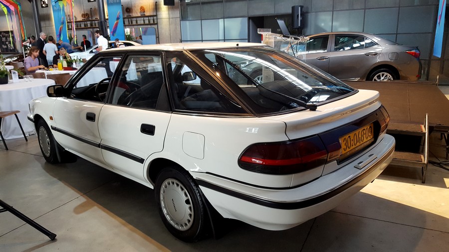 טויוטה קורולה 1992 - המכונית הראשונה של טויוטה שעלתה לכביש בישראל